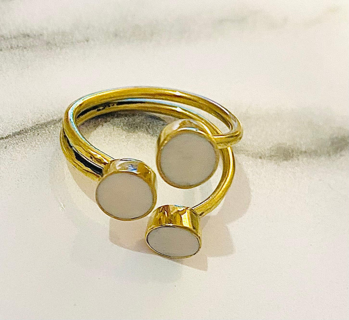 Bague Triolene white