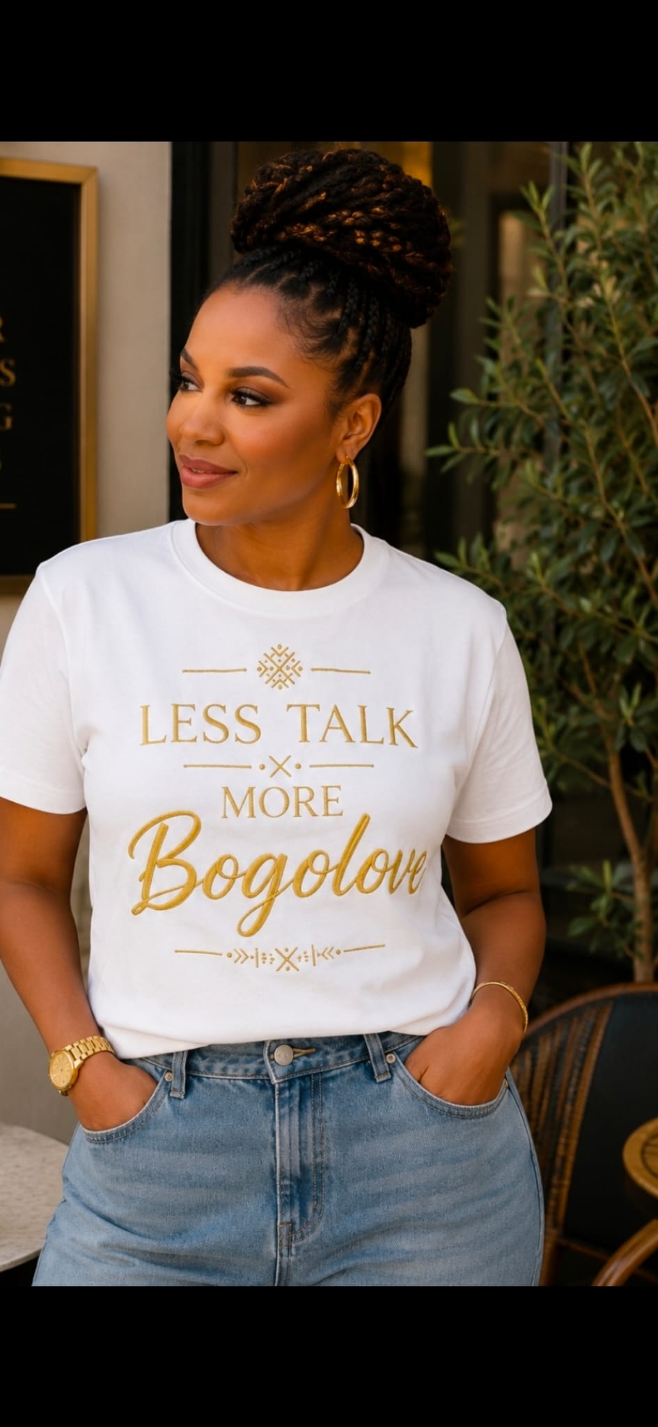T shirt Less talk more Bogolove