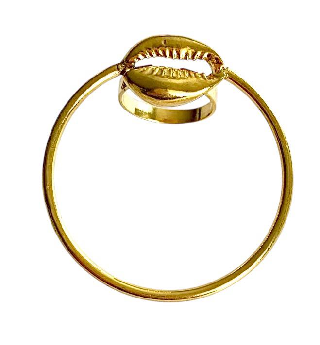 Bague golden cauri