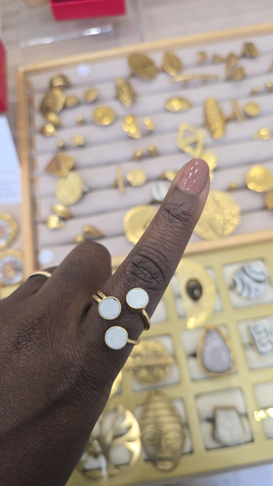 Bague Triolene white