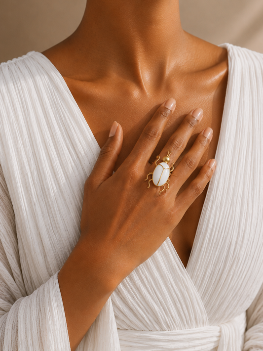 Bague Scarabee